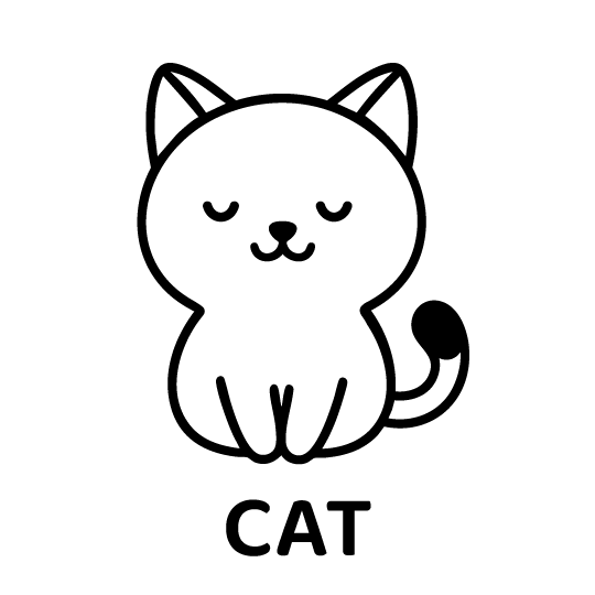 眠りねこ2｜Closed Eye Cat 2