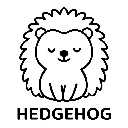 眠りはりねずみ｜Closed Eye Hedgehog